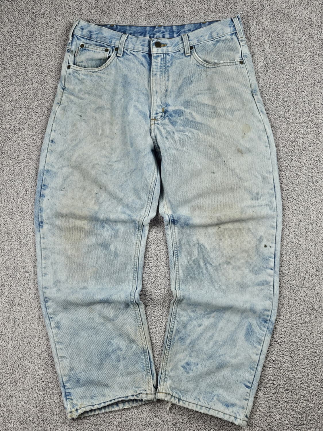 칼하트 헤비 플란넬 워시드 데님 워크 팬츠 ( 36X30 )/ 10518 상품이미지2