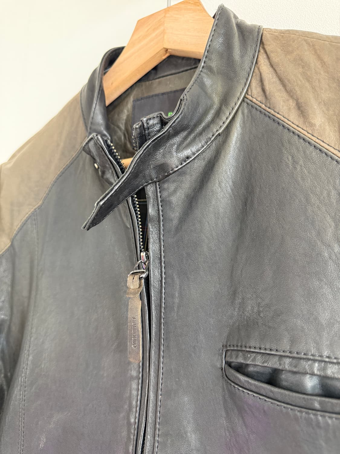 Pre owned 램스킨 레더 자켓 상품이미지4