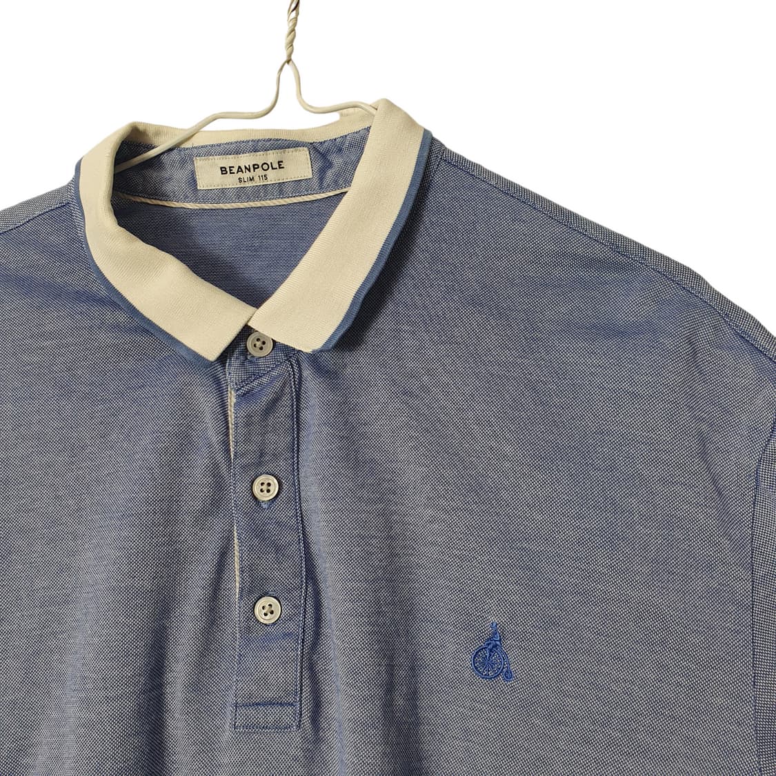 (3XL 115) 남녀공용 빈폴 자수 카라 스카이블루 상품이미지2