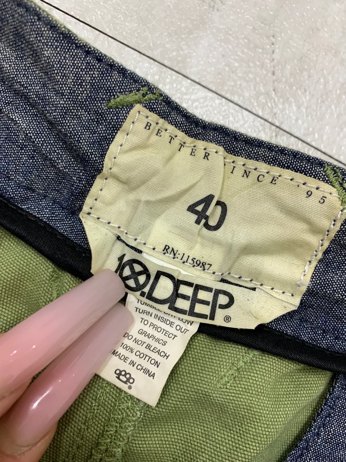 lodeep 카모 7부 카고 팬츠 #610 상품이미지4