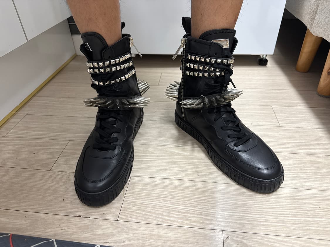Philipp Plein Stars  스터드 레더 부츠 상품이미지1
