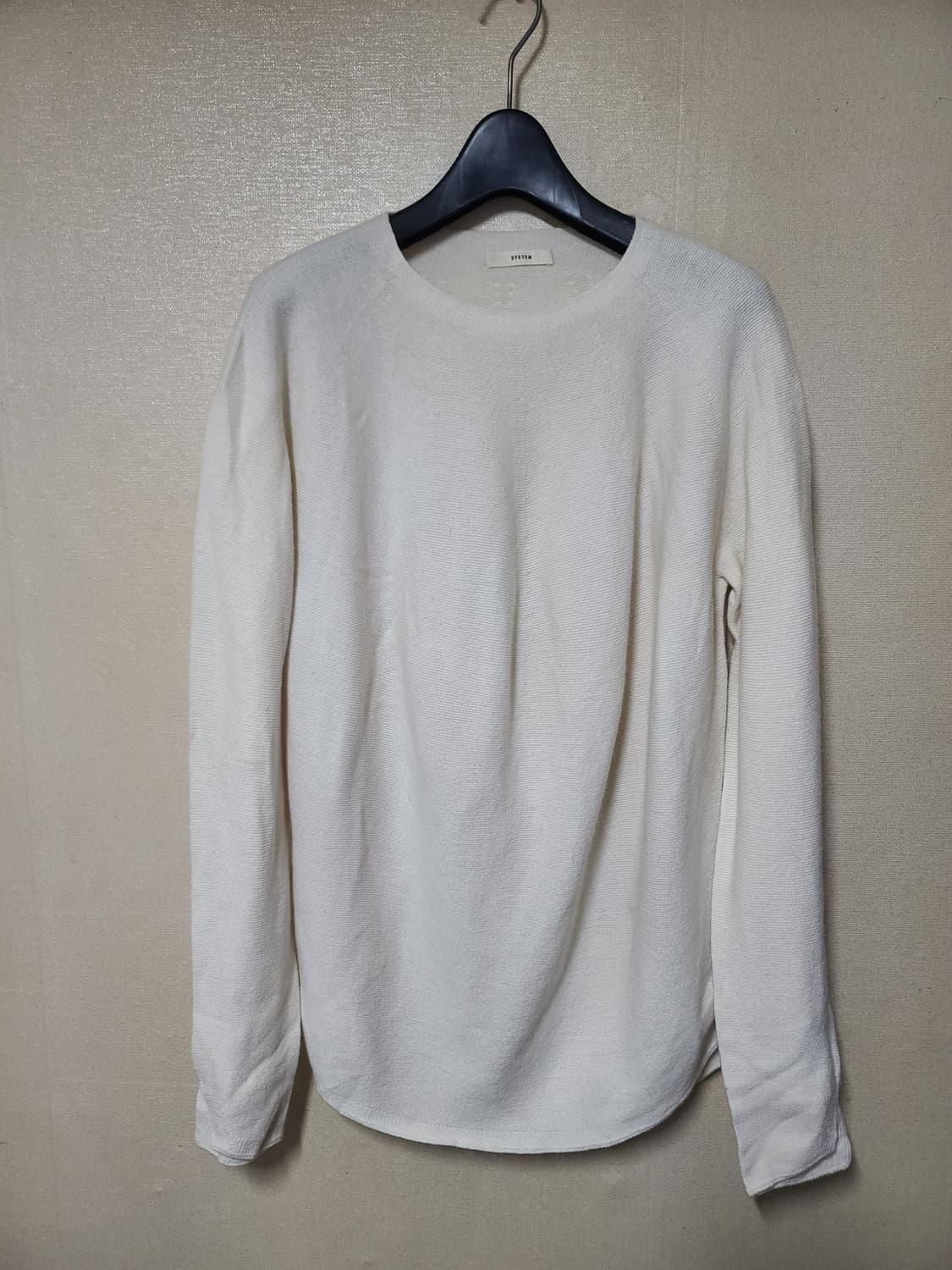 시스템 아이보리 니트 상품이미지1