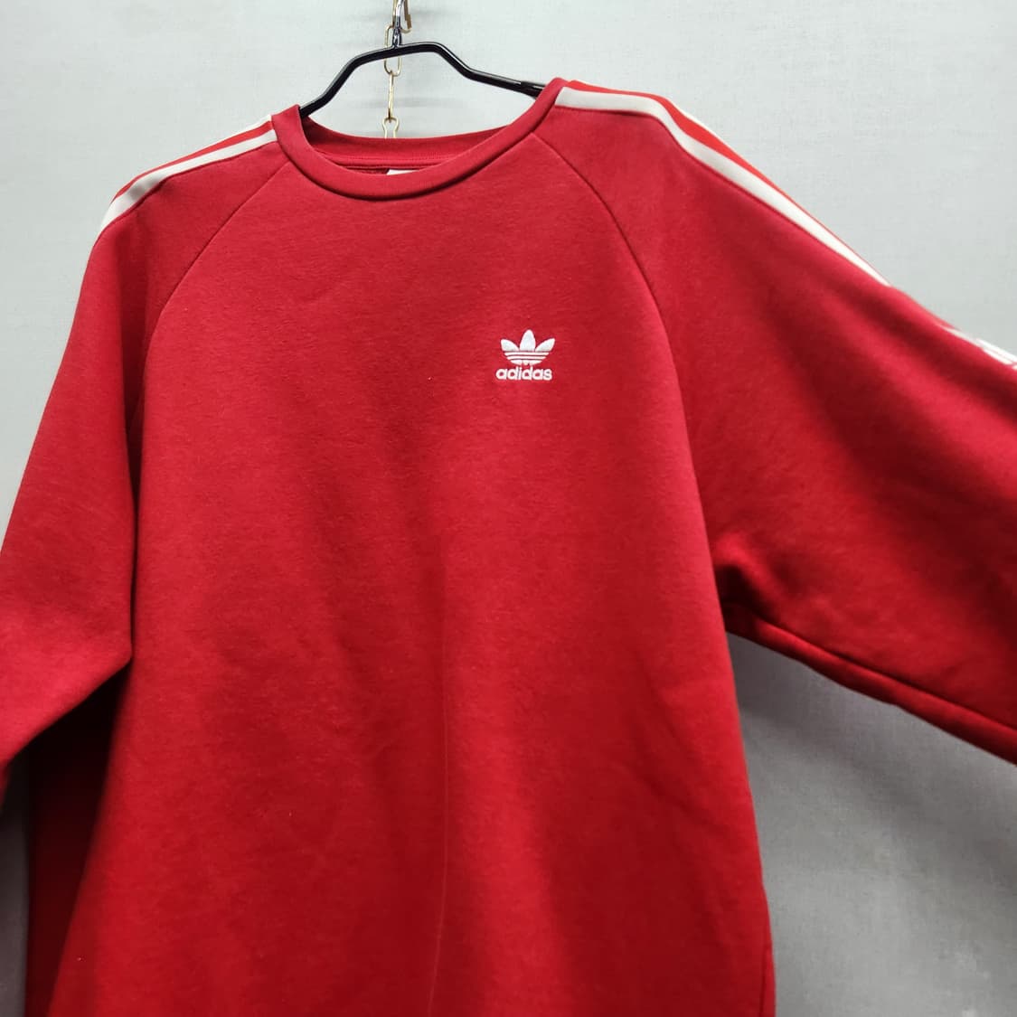 아디다스 로고 삼선 맨투맨 M(L) 남여공용 상품이미지3
