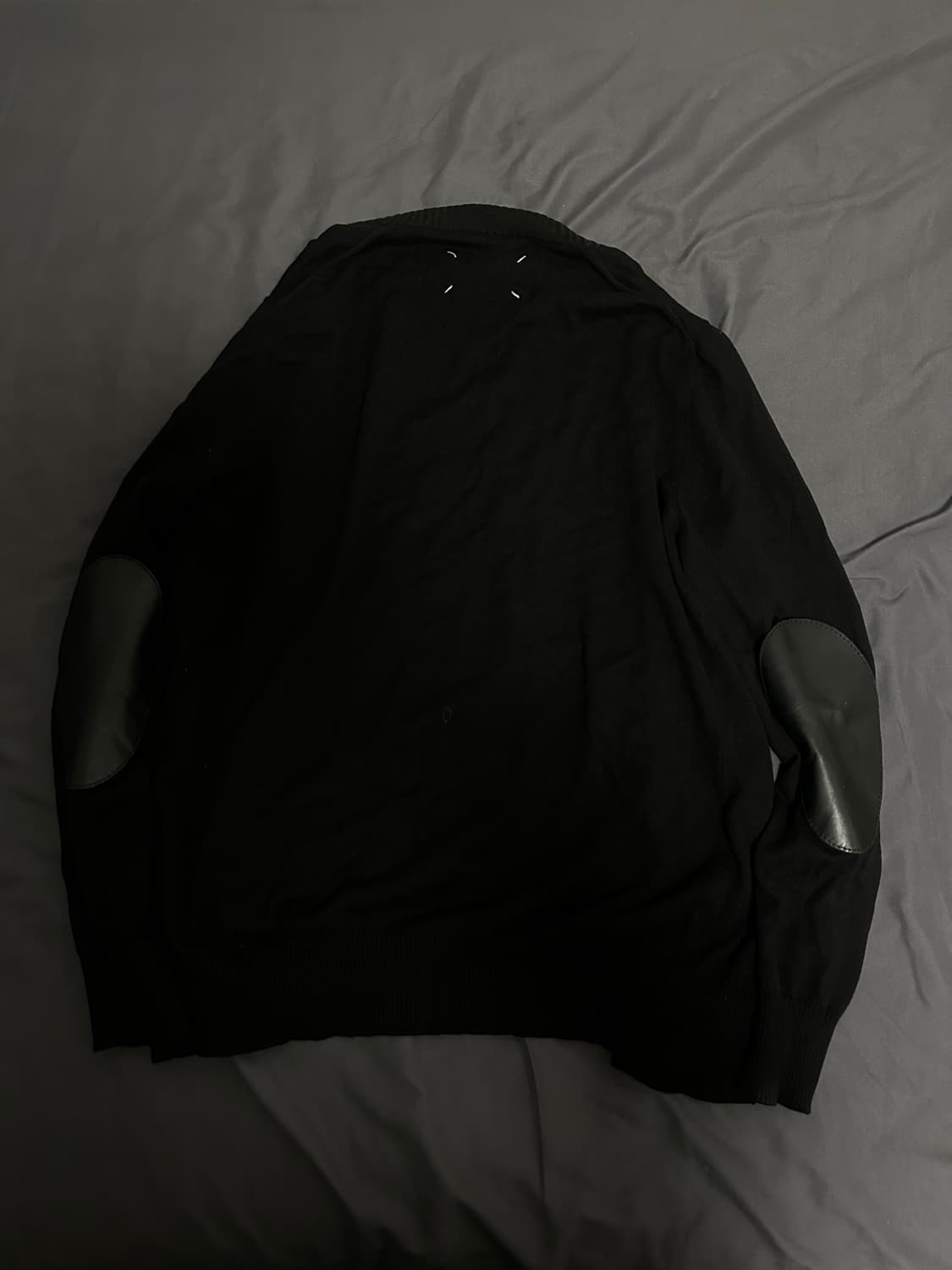 마르지엘라 엘보패치 가디건 레더 상품이미지2