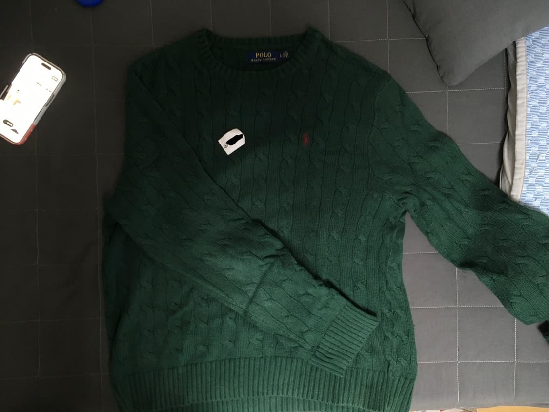 폴로 그린 니트 상품이미지2