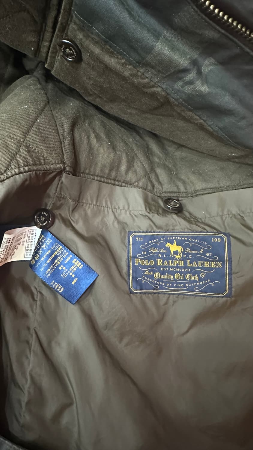 폴로랄프로렌 카모왁스자켓 100사이즈 상품이미지7