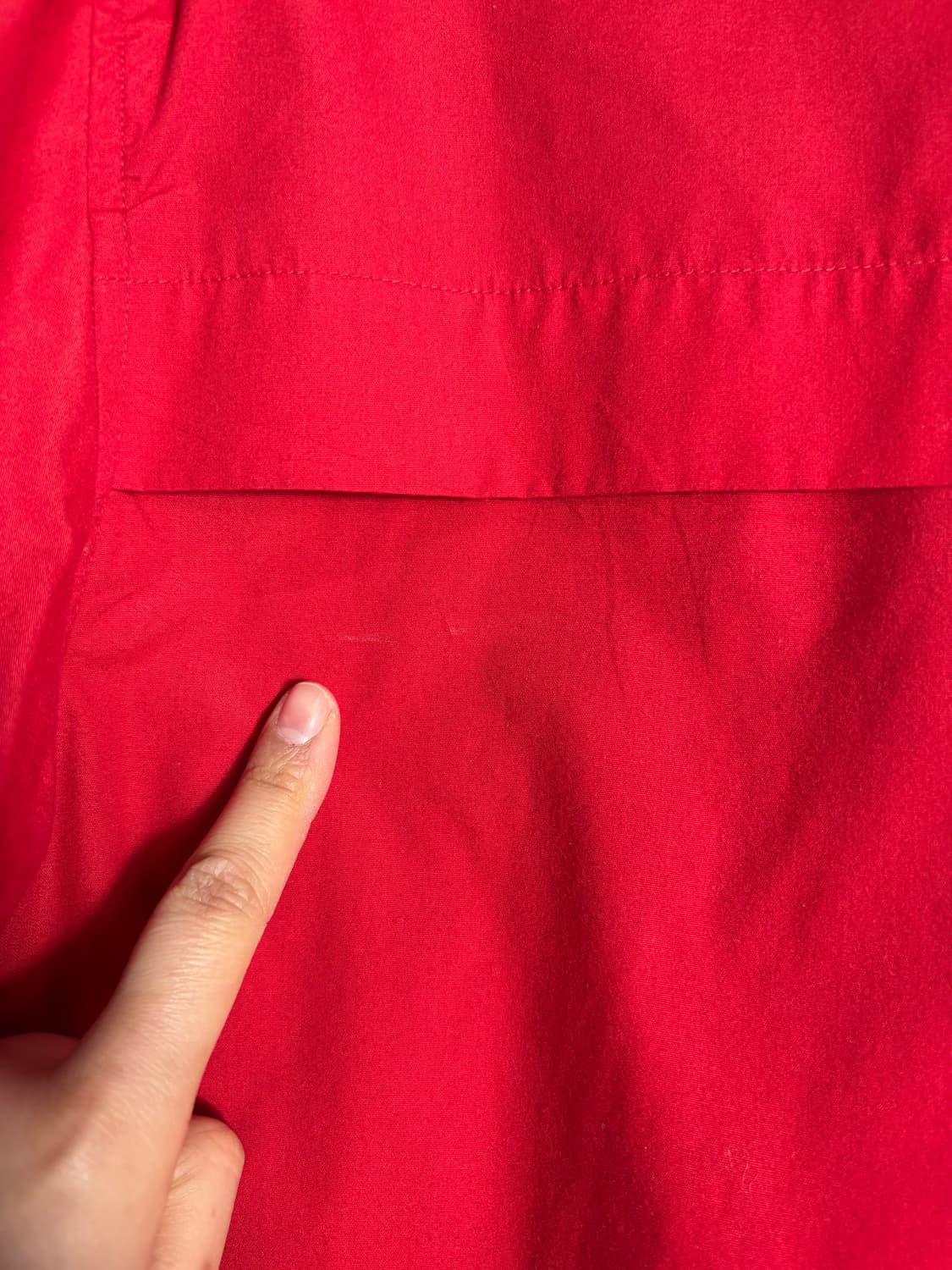 레드 포켓 디테일 셔츠 상품이미지9