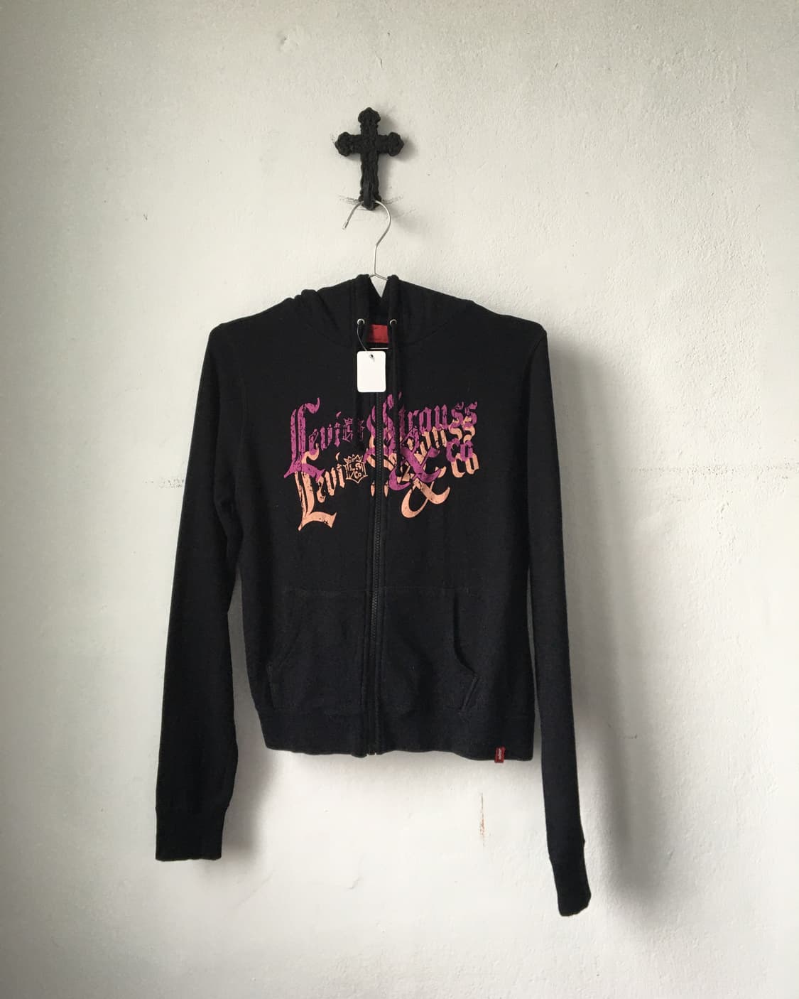 Levis lettering printing hood zip up 상품이미지2