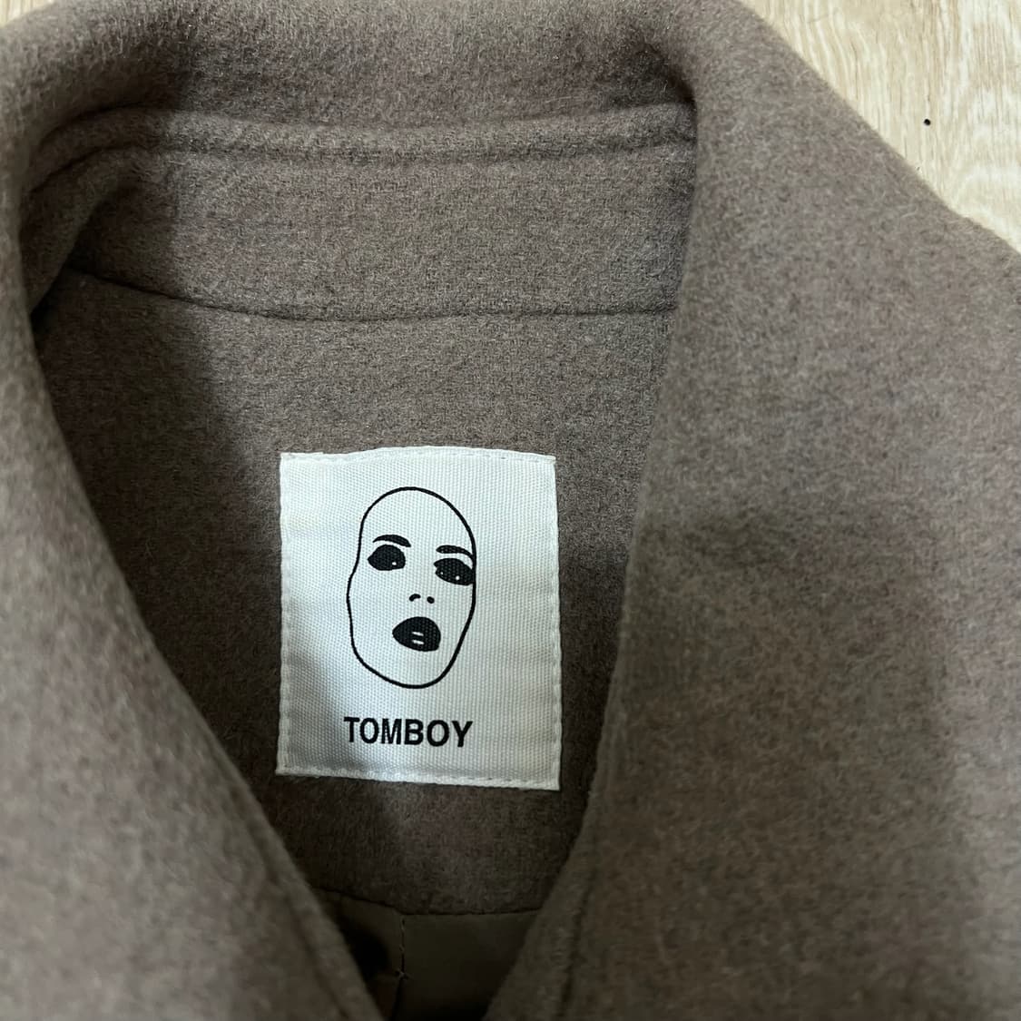 스튜디오 톰보이 여성 모직 카라 코트 80-90-160 상품이미지4