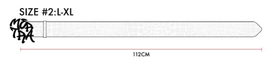 Mertra Debossed Belt Pink L 상품이미지4