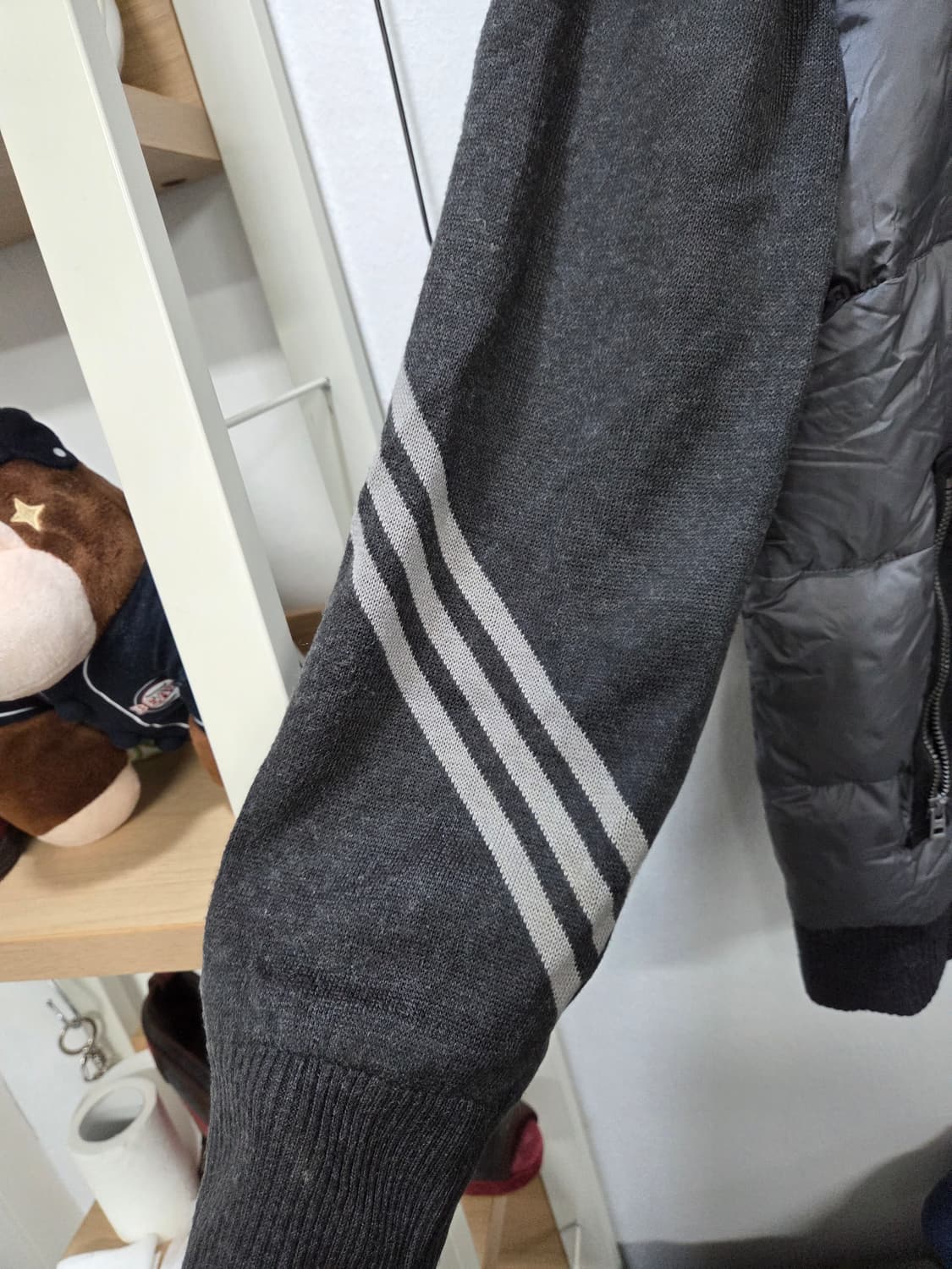 아디다스 덕다운 집업 110 남자 패딩 골프집업 상품이미지3