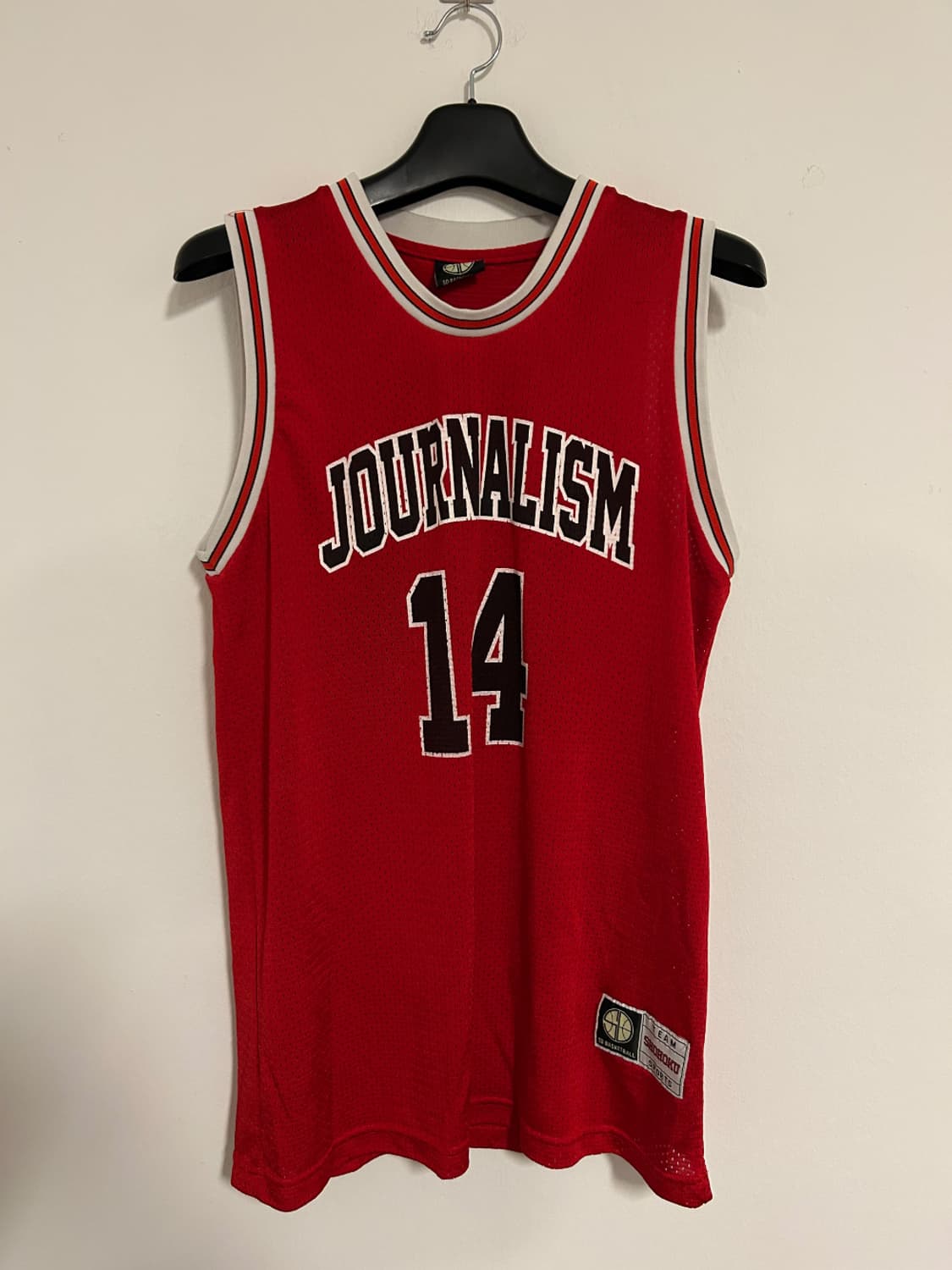 Basketball Number 14 프린트 메쉬 민소매 탑XL 상품이미지1