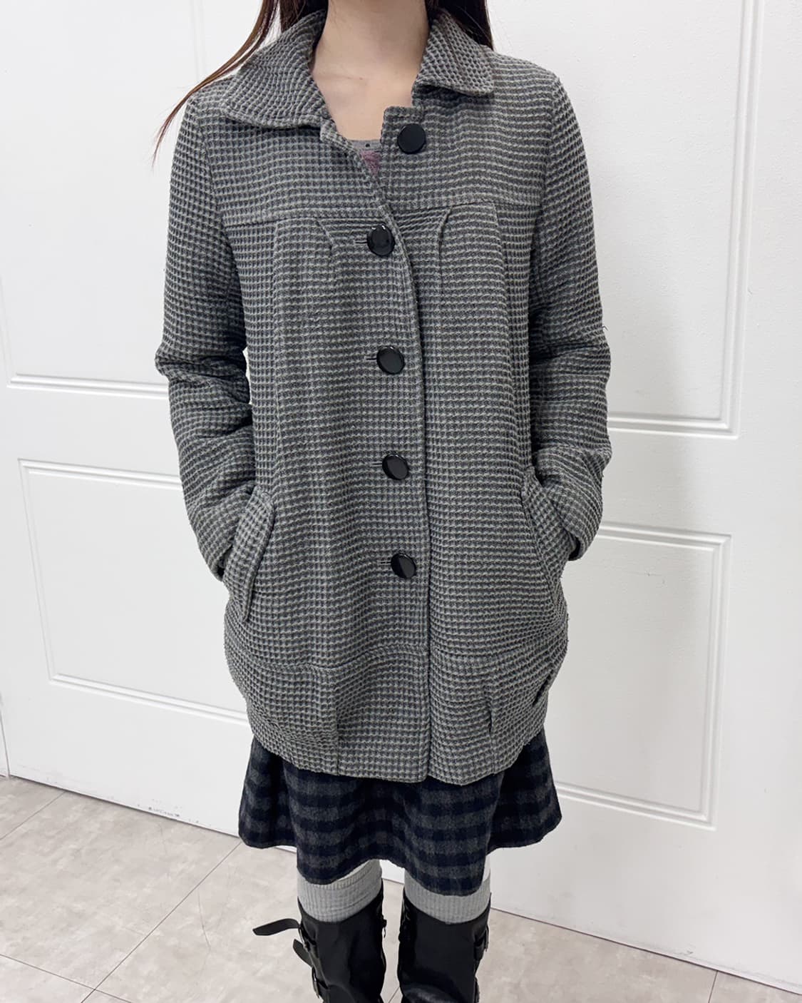 umi balloon fit half coat 상품이미지1