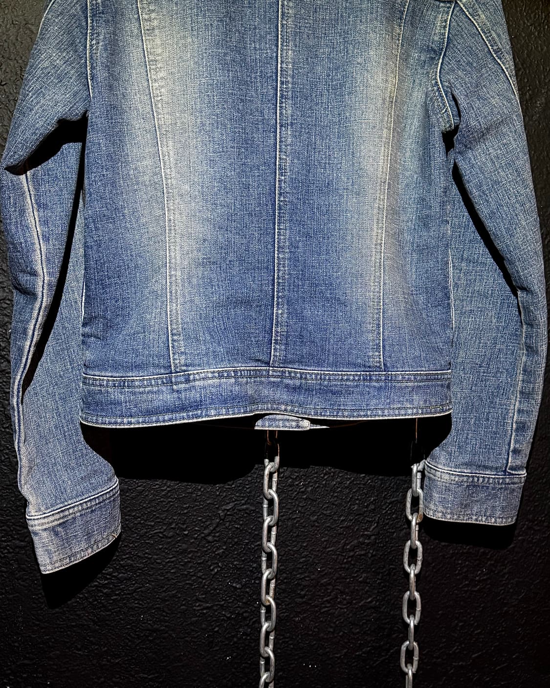 Denim Fur Collar Jacket – Light Wash  상품이미지7