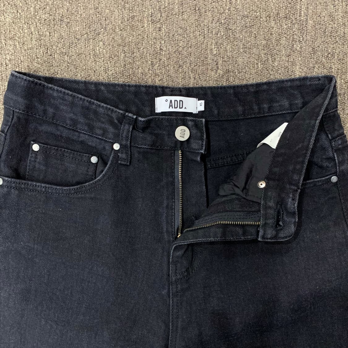 [30] ADD 니 패치 무릎 절개 데님팬츠 상품이미지5