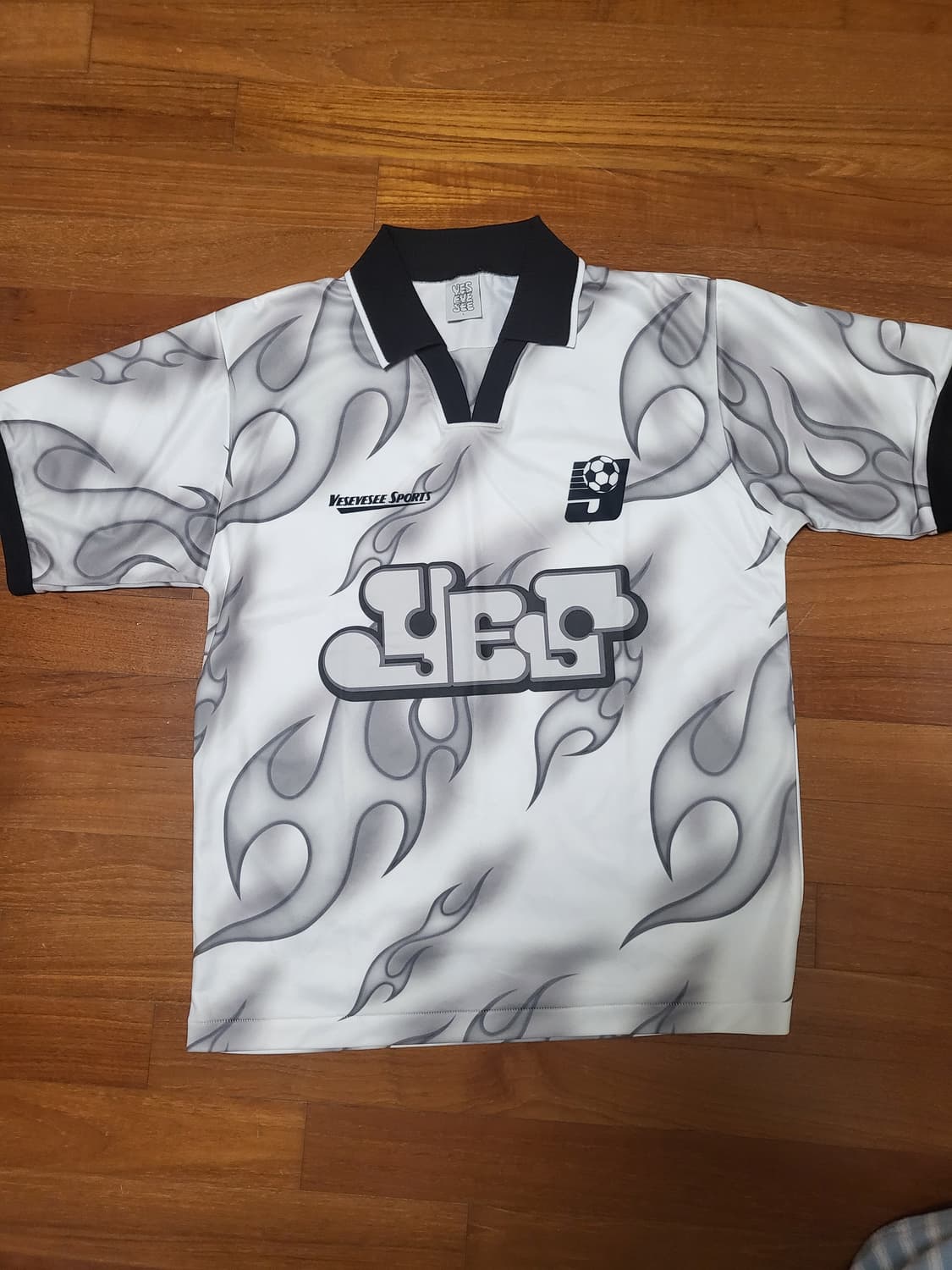 예스아이씨 반팔 풋볼 져지 저지 티셔츠 화이트 L 상품이미지3