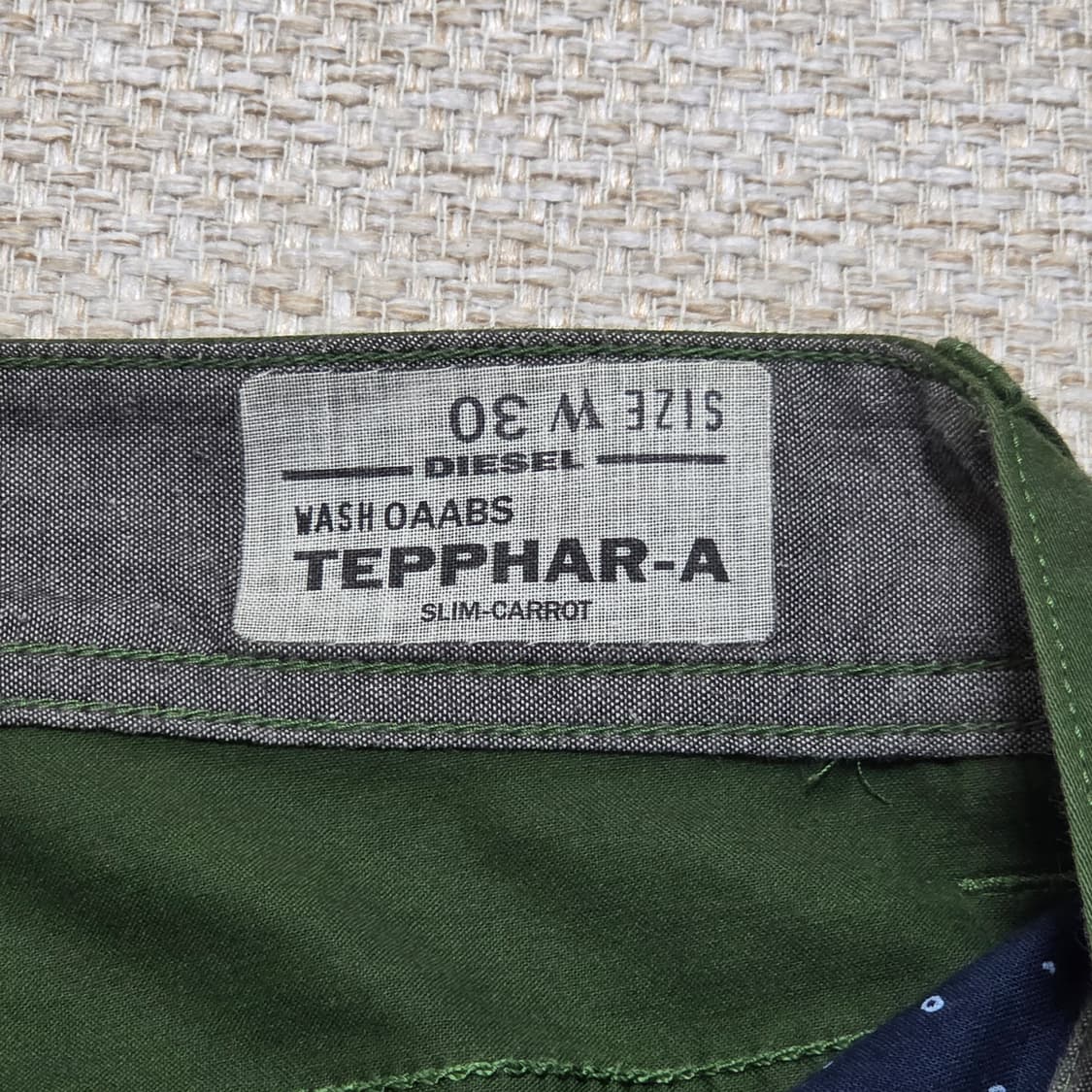 Diesel 디젤 TEPPHAR-A 슬림 캐롯 팬츠 상품이미지4