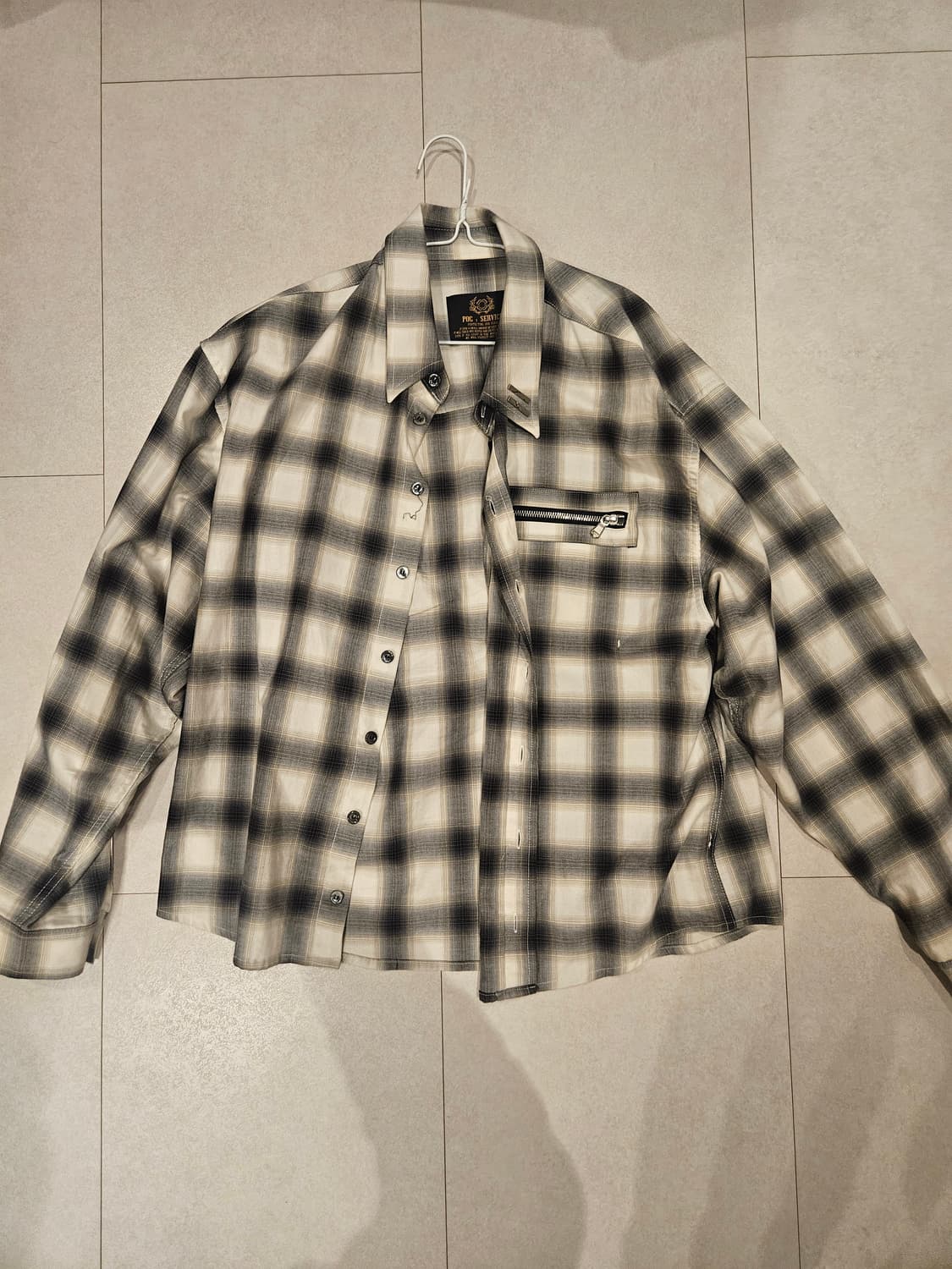 후디진호 MILITARY JAPAN COTTON CHECK SHIRT  상품이미지2