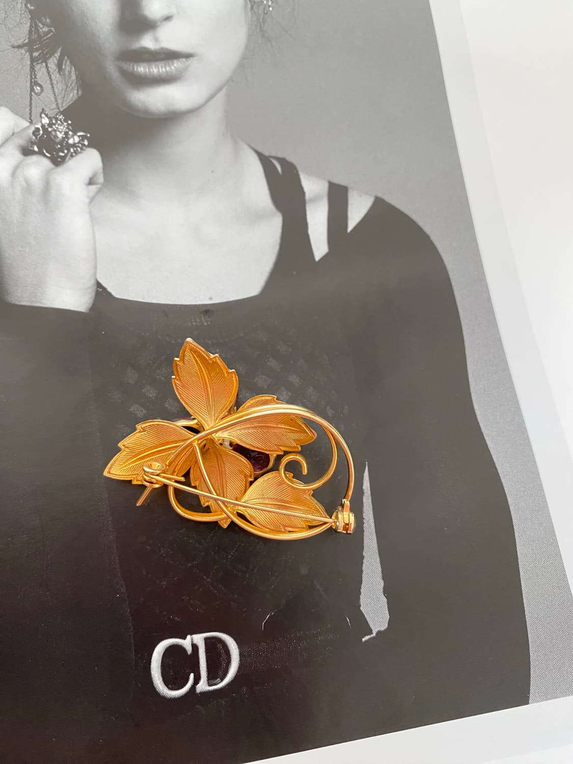 퍼플 플라워 브로치  상품이미지3