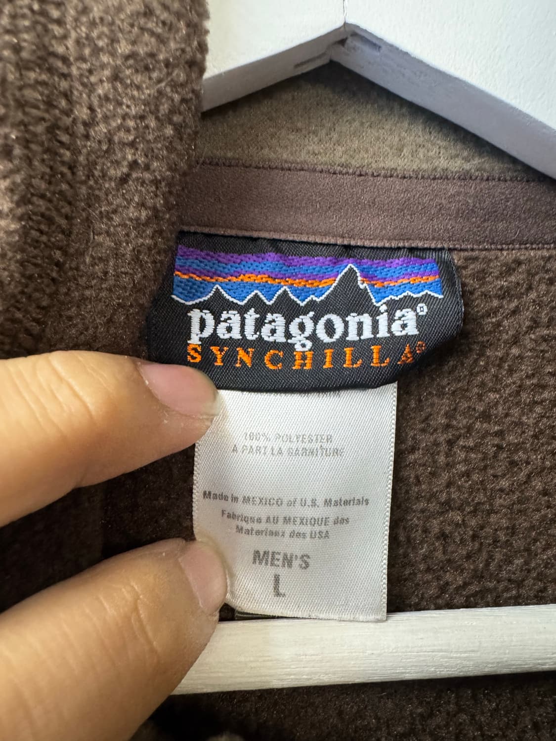파타고니아 신칠라 마수피얼 하프집업 브라운 L 상품이미지3