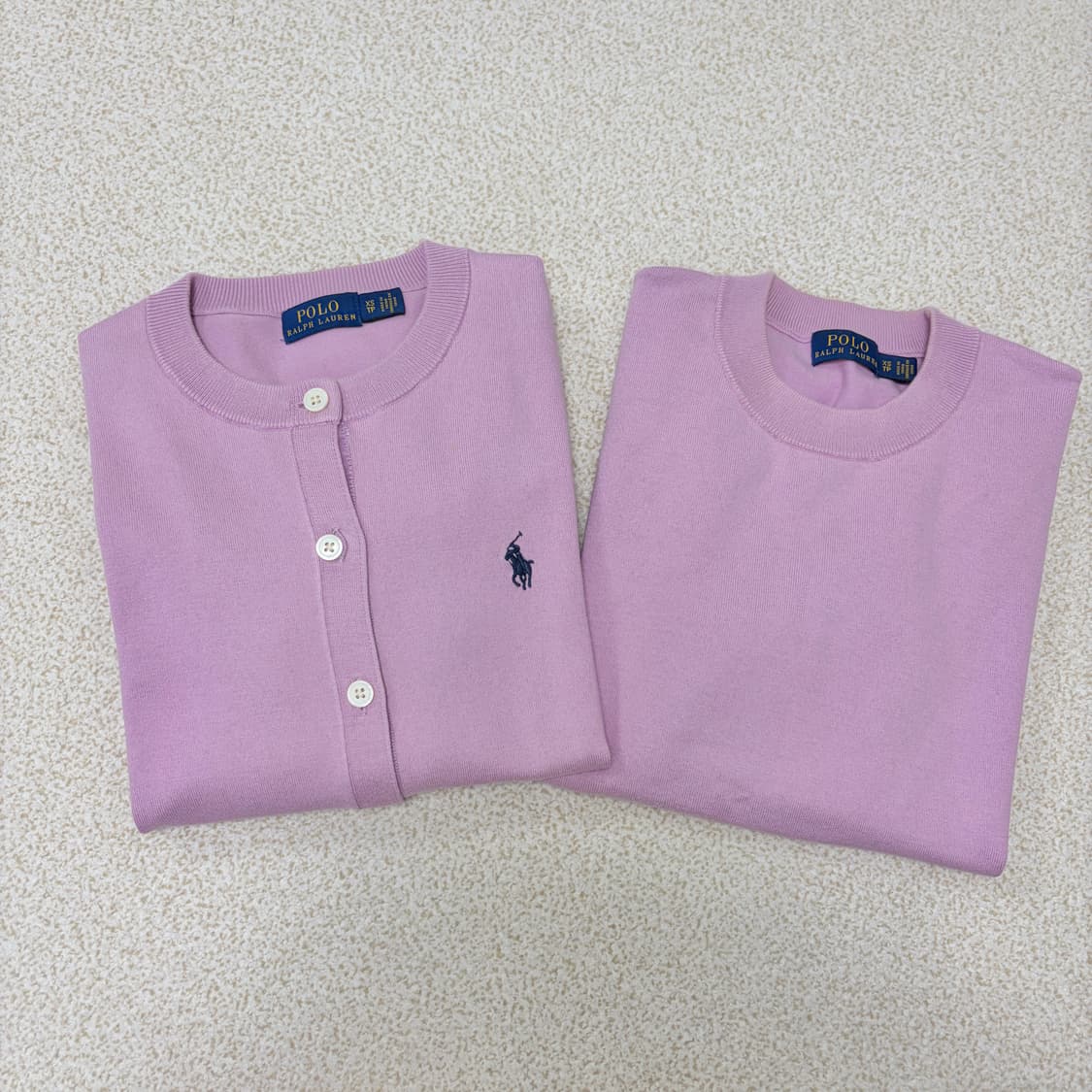 폴로 랄프로렌 피마면 니트 가디건 세트 상품이미지1