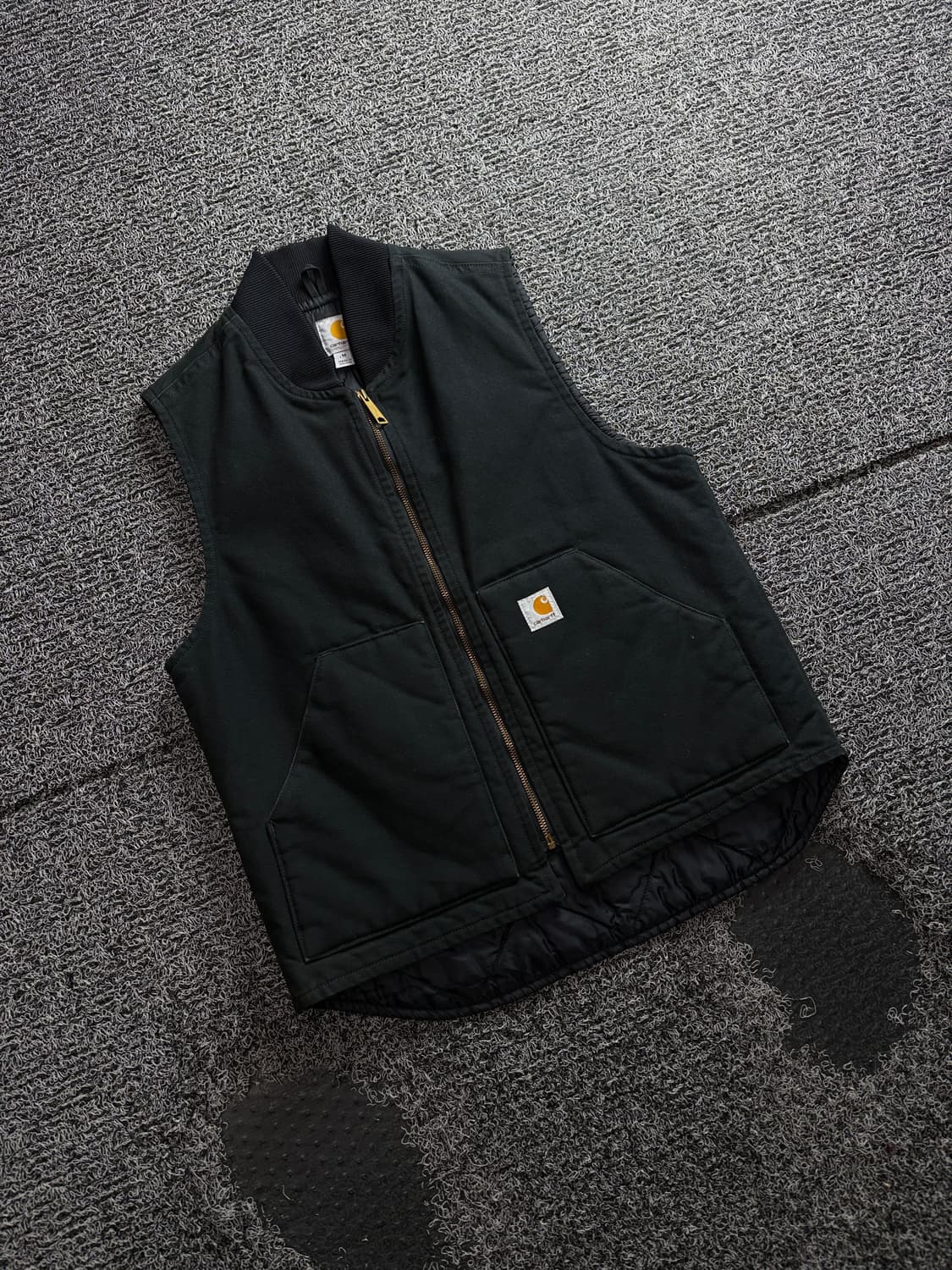 칼하트 V01 워크웨어 펌 덕 인슐레이티드 베스트 3895 상품이미지1