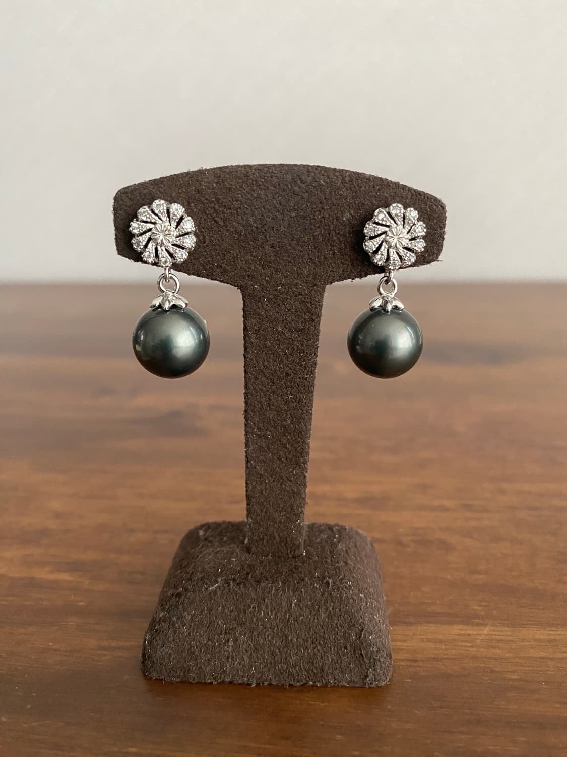 악세서리 흑진주 실버 귀걸이 상품이미지4