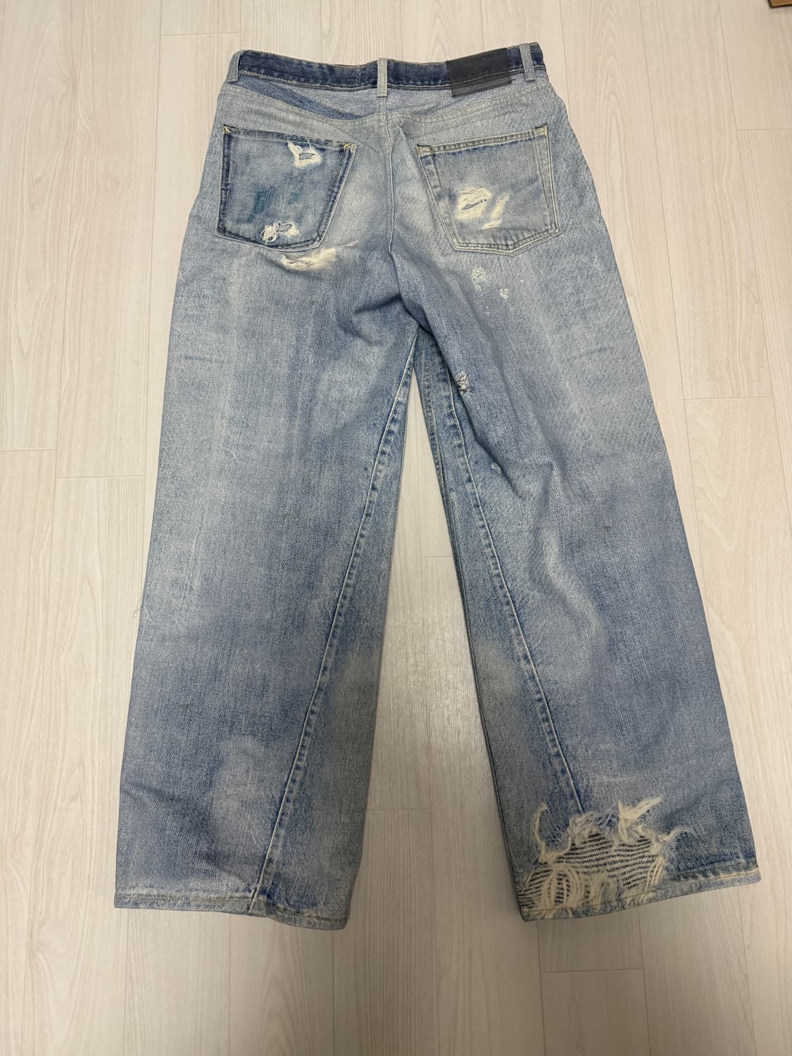 아워레가시 풀컷 디지털 데님 프린트 38size 상품이미지6