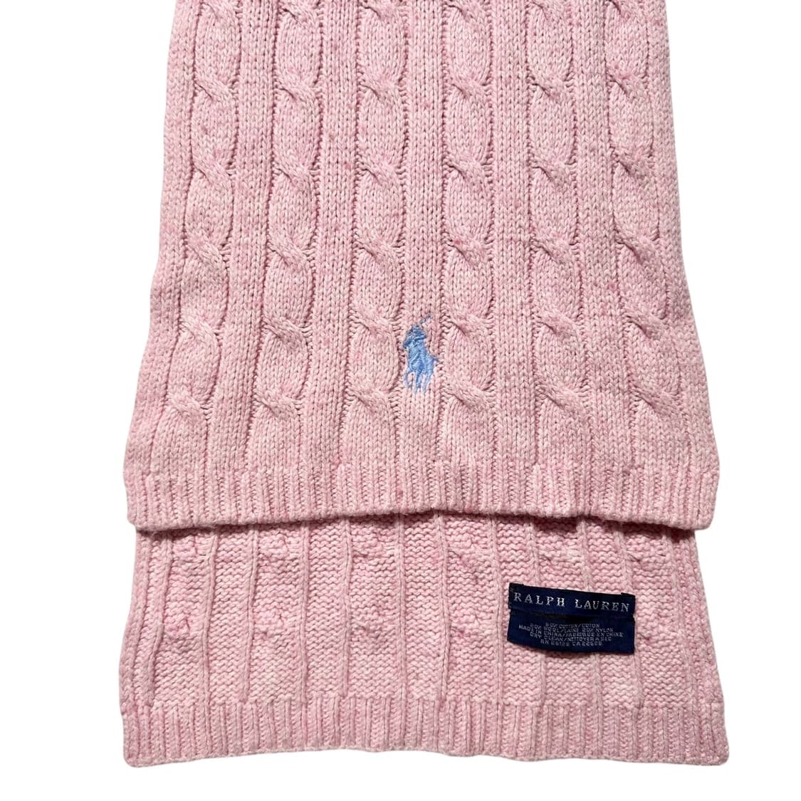 폴로 랄프로렌 케이블 니트 머플러 목도리 상품이미지2