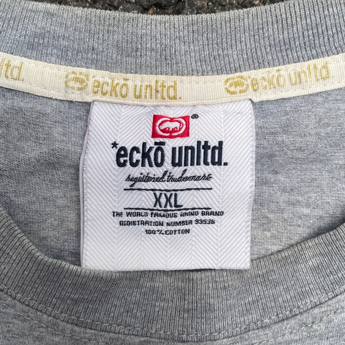 90s 에코 언리미티드 힙합 그래픽 올드스쿨 반팔티셔츠 XXL 상품이미지4
