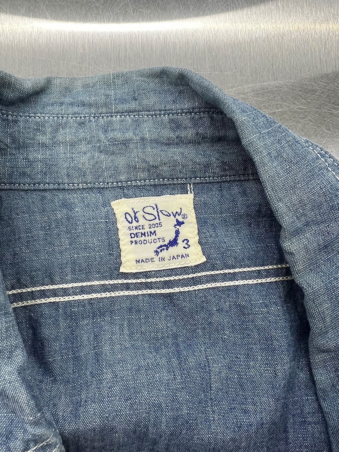 오어슬로우 샴브레이 오리지널 포켓 워크 셔츠 상품이미지7