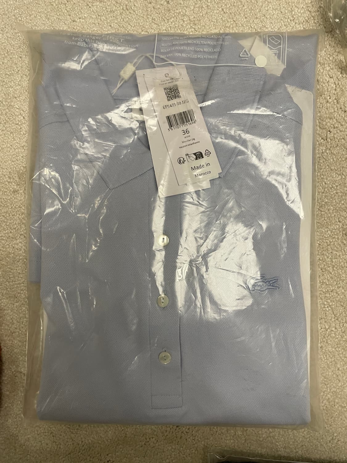 라코스테 피케 폴로 드레스 새상품 상품이미지1