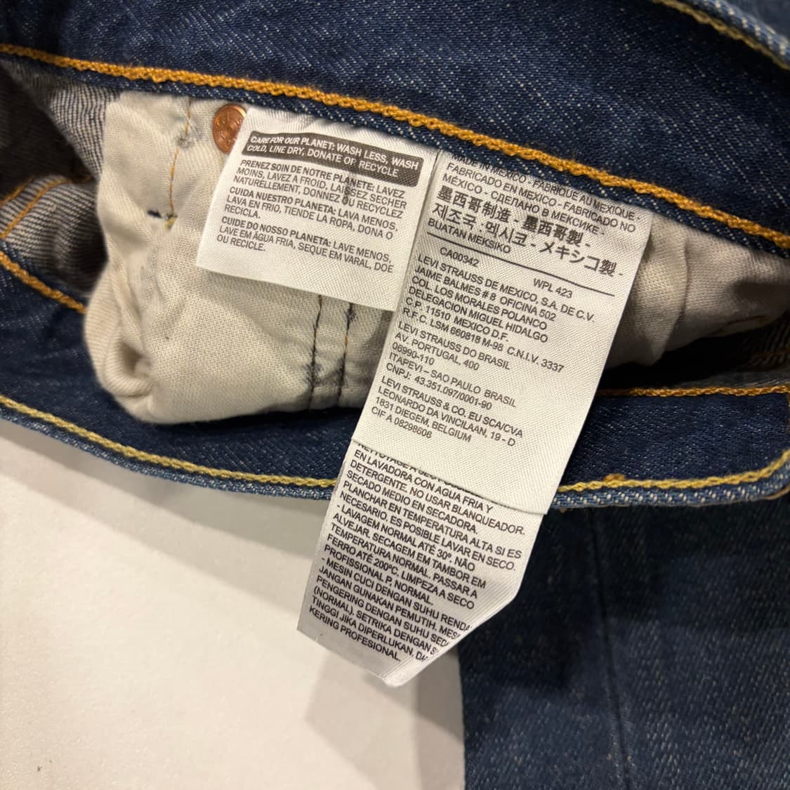 [36x32] 리바이스 501 오리지널 청바지 데님 팬츠 D577 상품이미지6