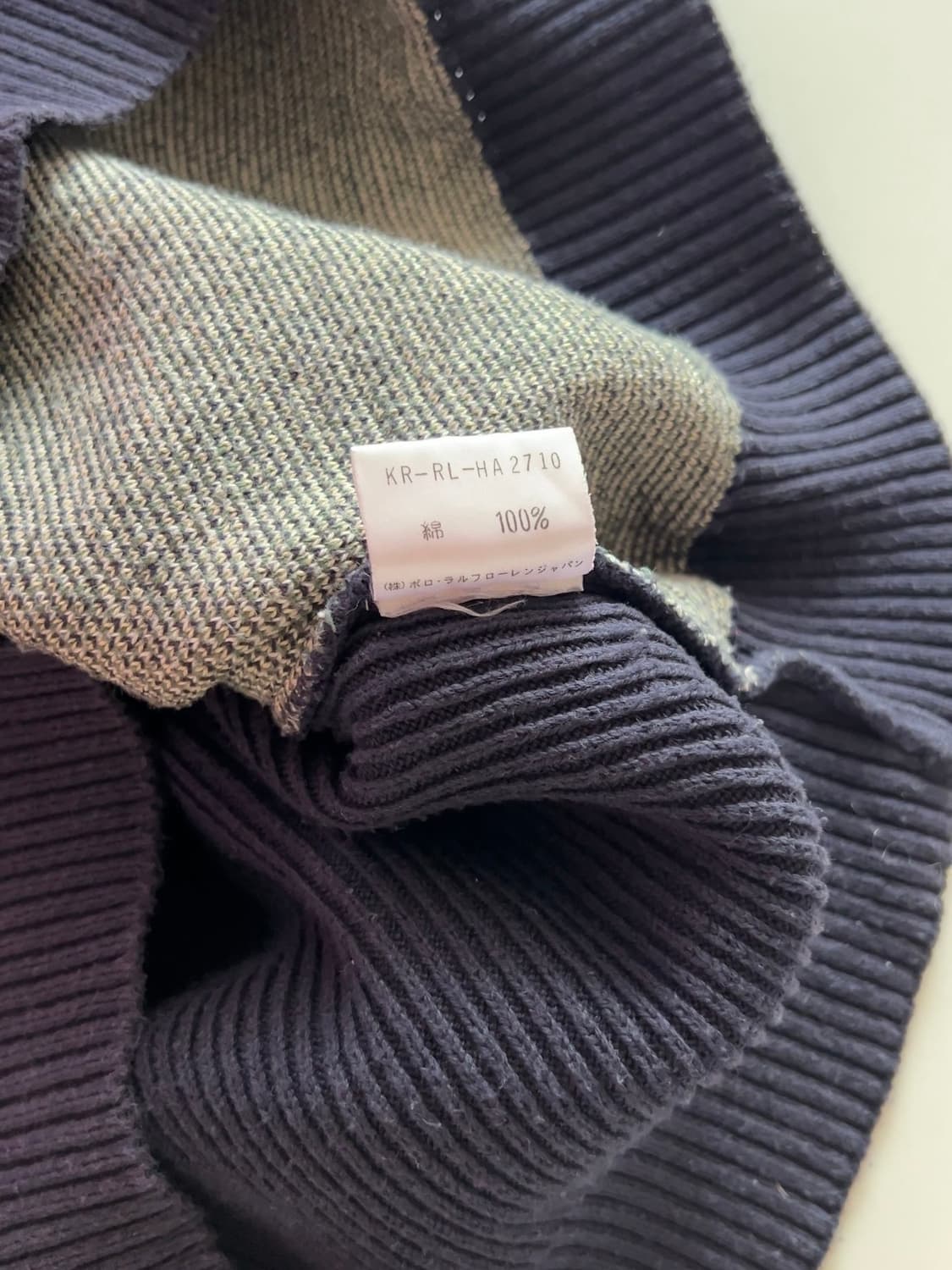 폴로 랄프로렌 체크 니트 조끼 M 상품이미지5