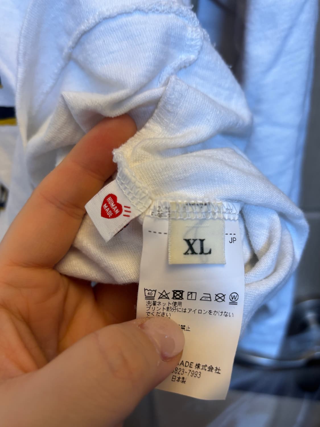 휴먼메이드 HM28CS034 롱슬리브티셔츠 XL 상품이미지3