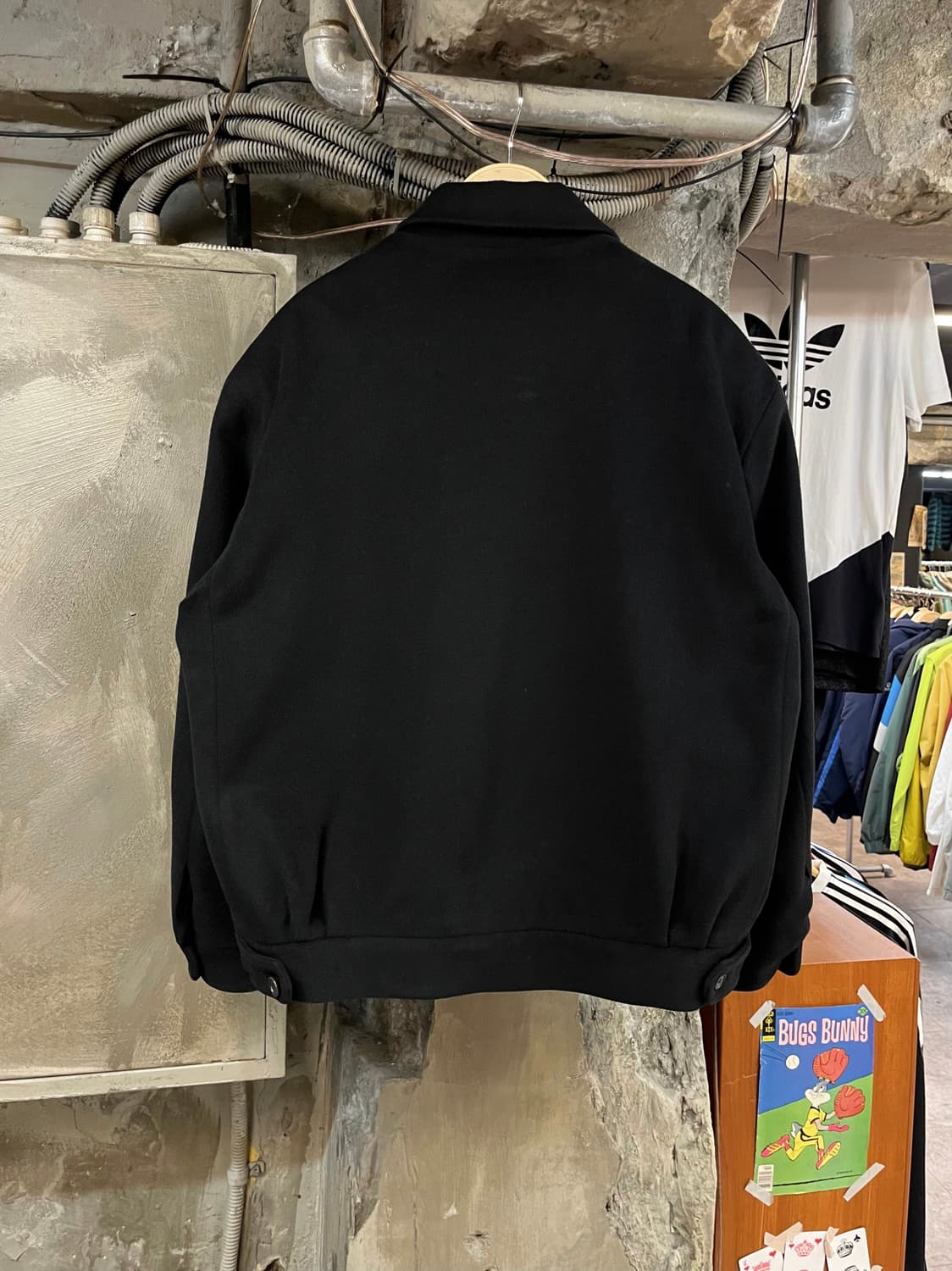 입생로랑 울 블루종 자켓 블랙 100 #csz2453 상품이미지2