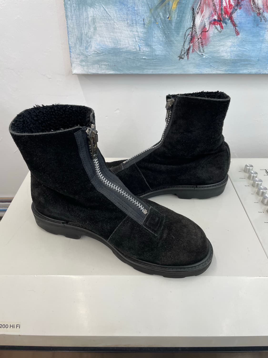 [260] 요지야마모토 1996ss 스웨이드 부츠 상품이미지6