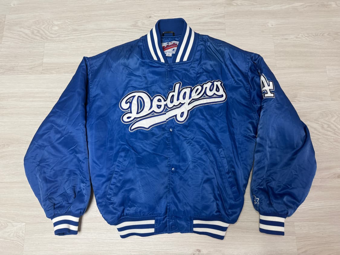 [M] 스타터 90s 빈티지 MLB LA 다저스 스타디움 자켓 상품이미지1