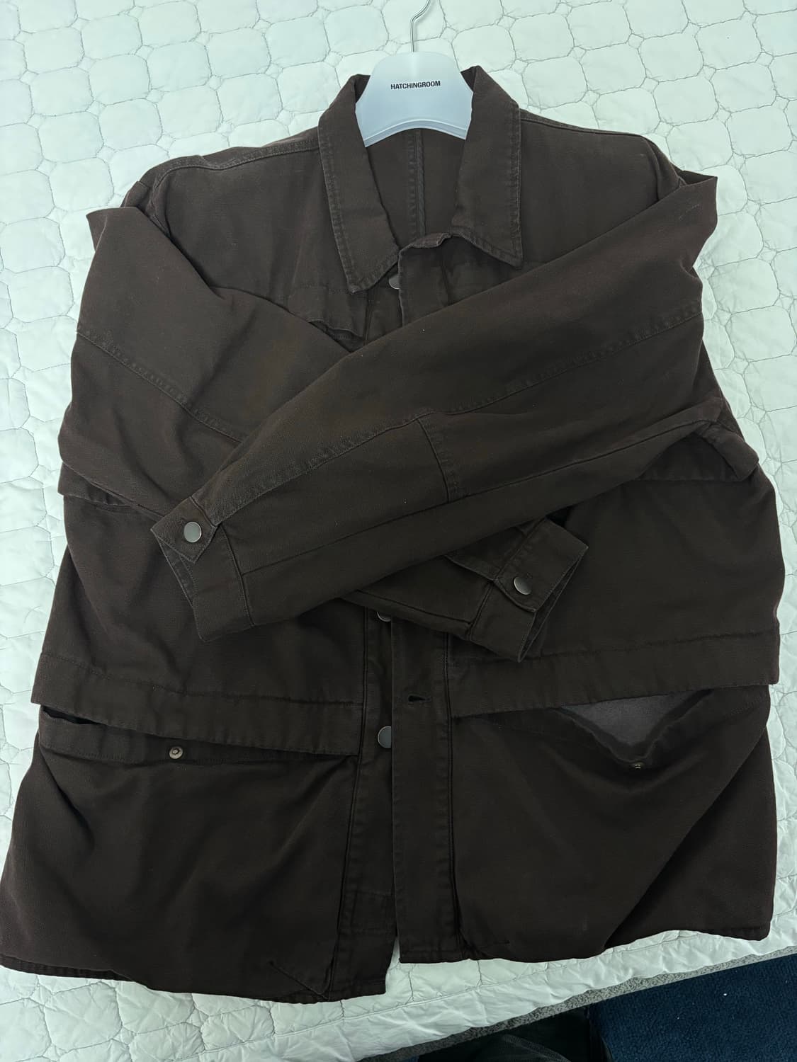 [4] 해칭룸 6P Work Jacket V2 다크버건디 상품이미지2