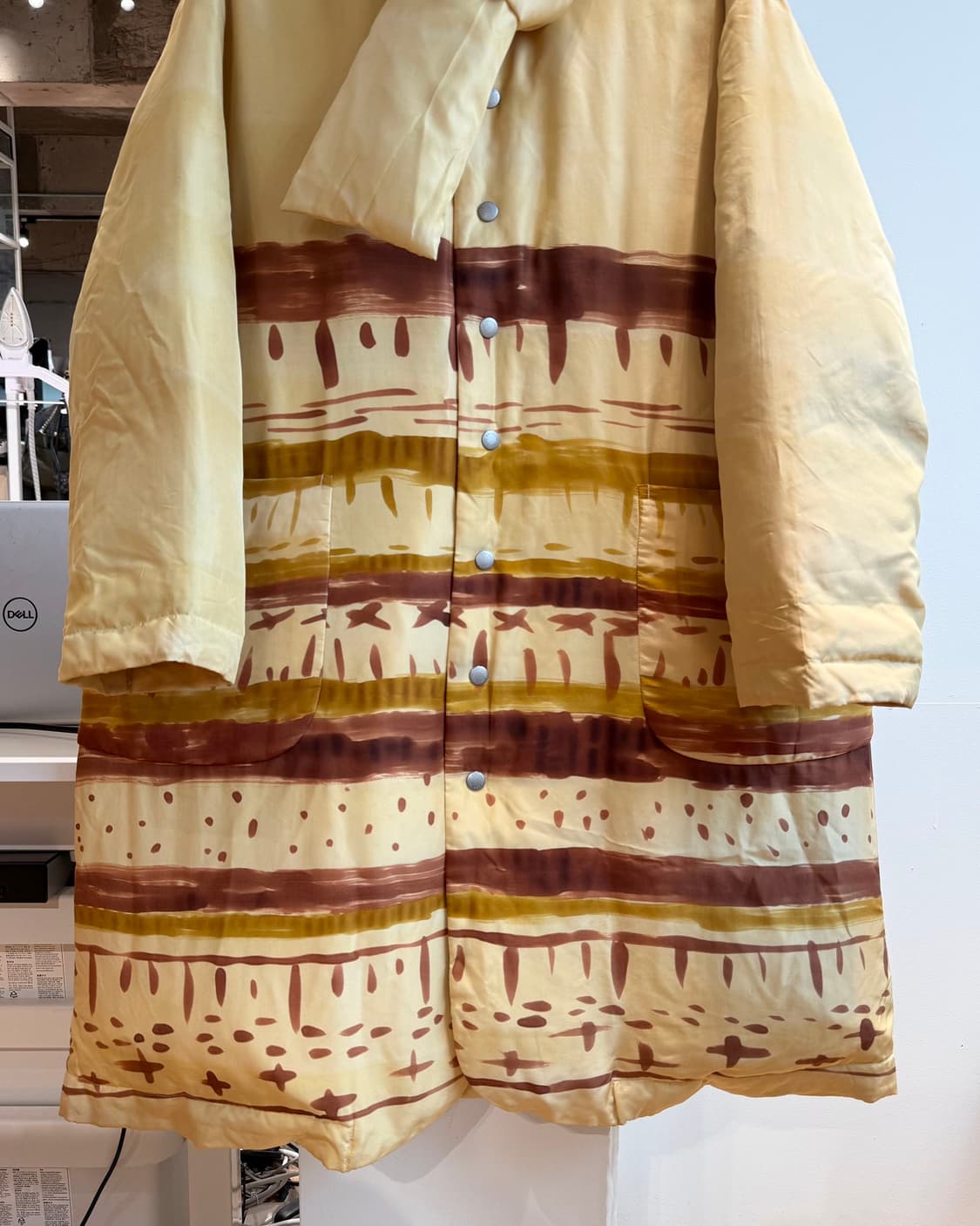 하이 스포팅 기어 베이지 페인팅 넥머플러 점퍼  상품이미지6