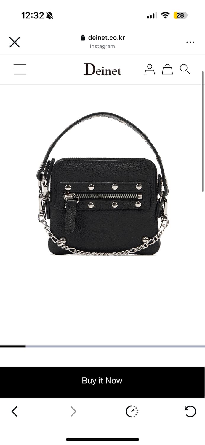 Deinet stud cross chain wallet 상품이미지1