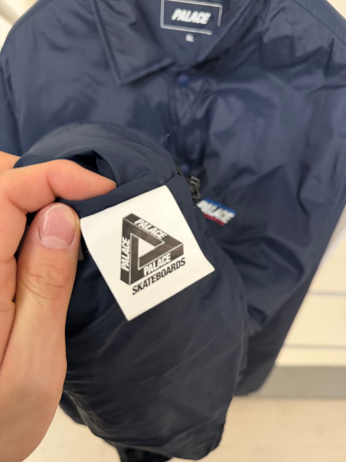 팔라스 [정품] 패딩 (시세 40만) 로고 셔츠 자켓 XL(105~110 상품이미지6