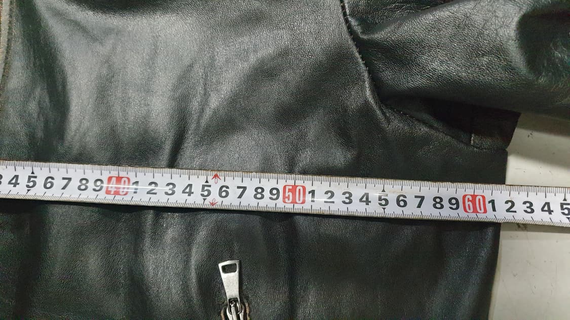 베라펠레 양털 카라 라이더 가죽 자켓 58 상품이미지6