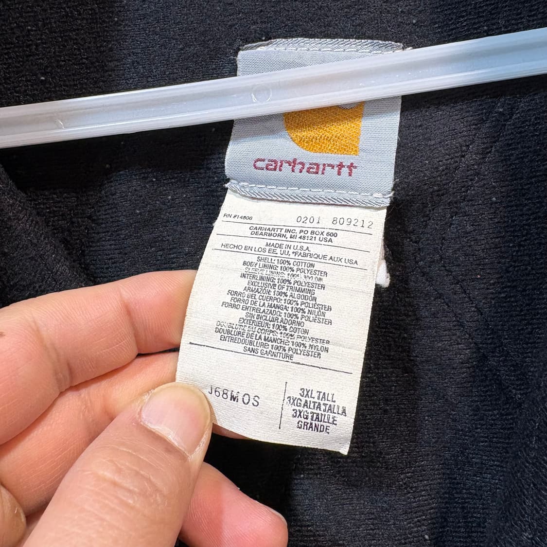 [3XL] CARHARTT 칼하트 J68 빈티지 액티브 자켓 상품이미지6