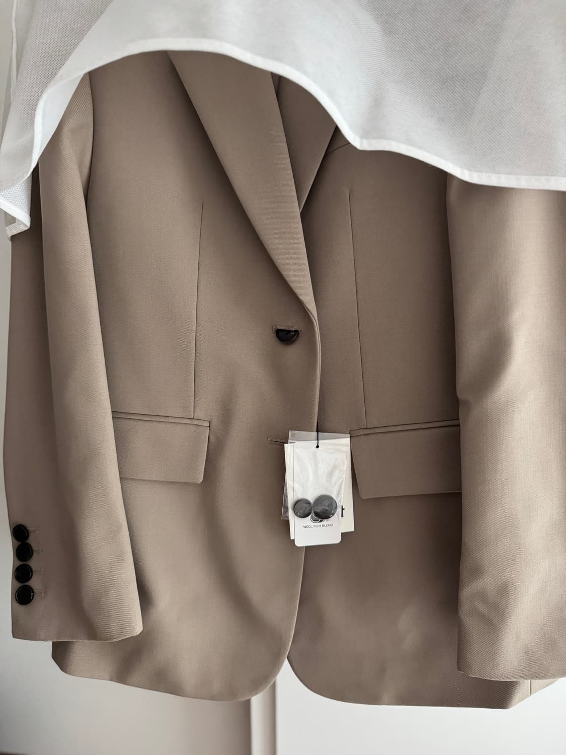 던스트 자켓 ESSENTIAL 2 BUTTON WOOL BLAZER 상품이미지2