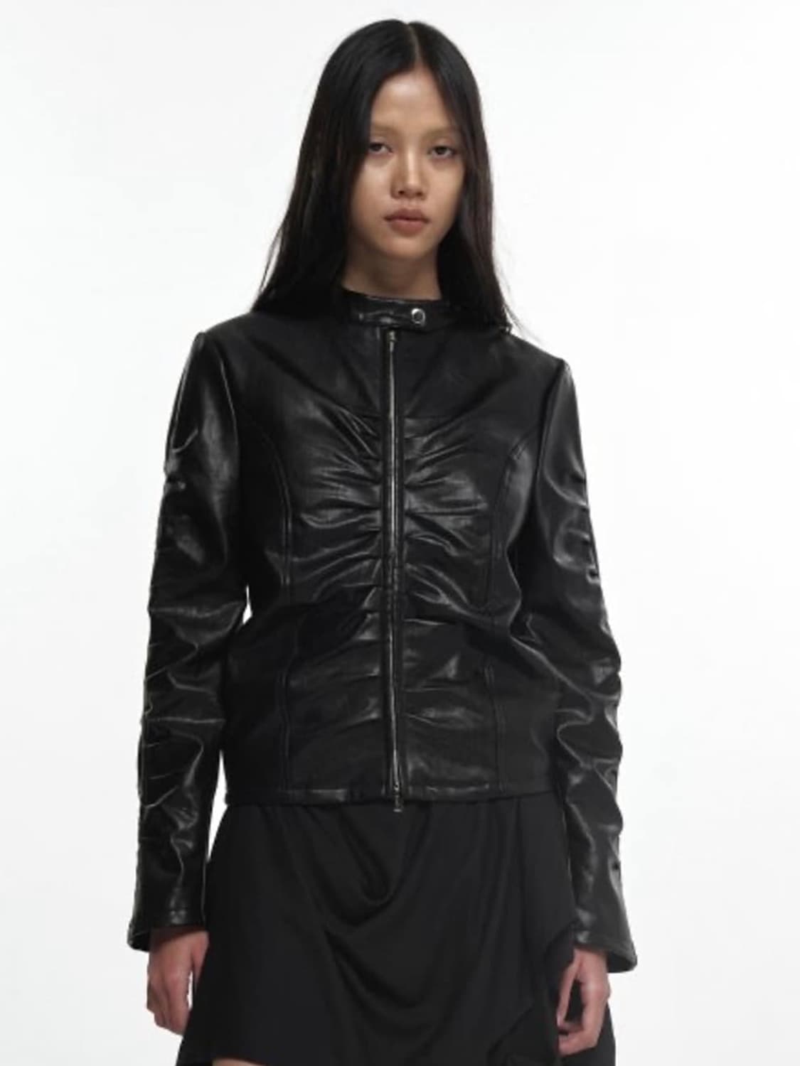 나체 셔링 레더자켓 1사이즈 상품이미지1