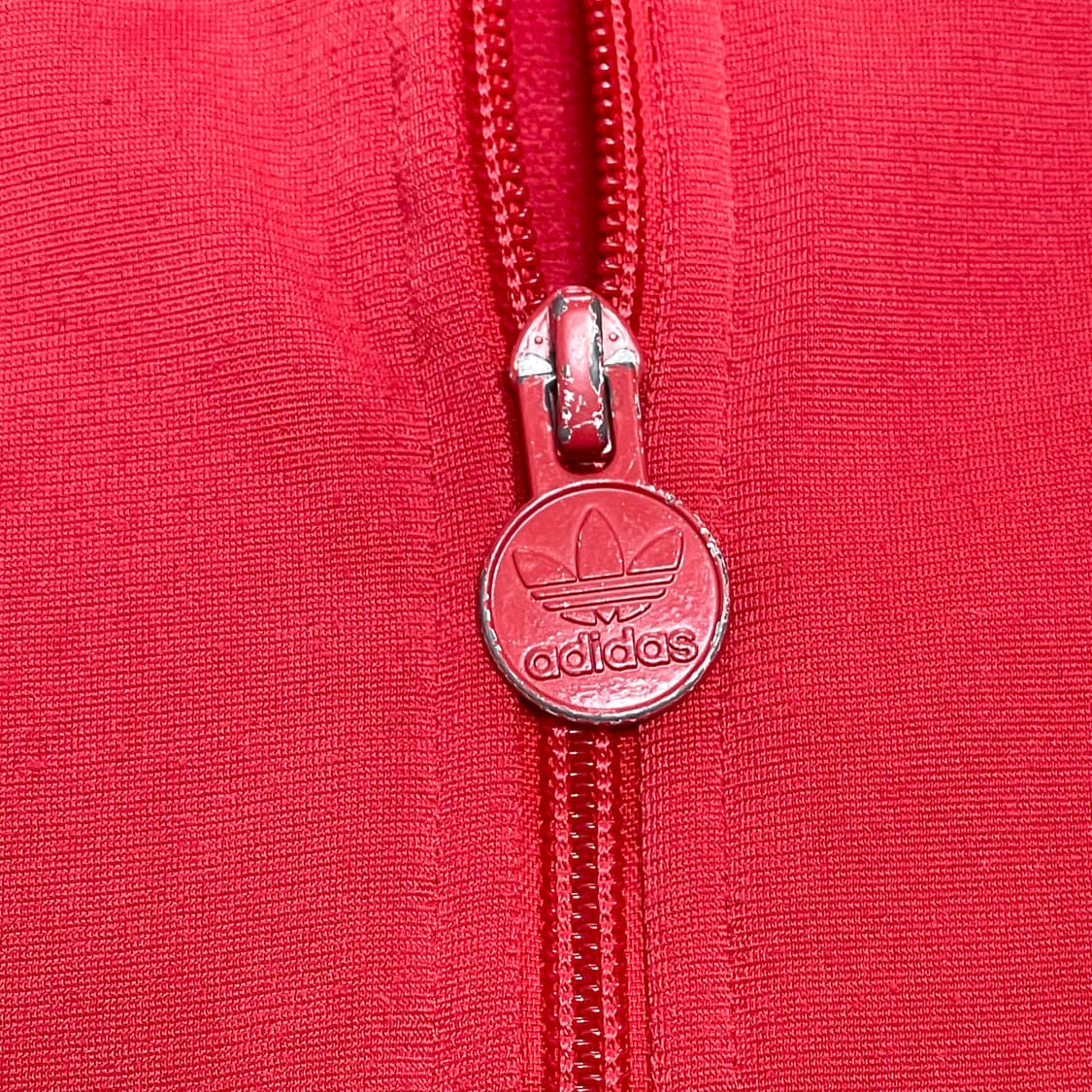 아디다스 오리지날 레드 집업 져지 여성M 상품이미지3