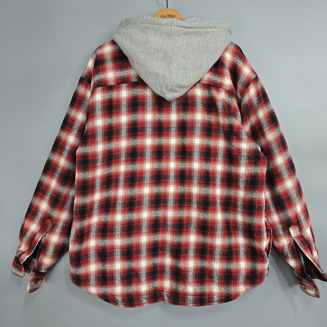 필드앤스트림(field & stream) 후드 체크 셔츠자켓 M 상품이미지4