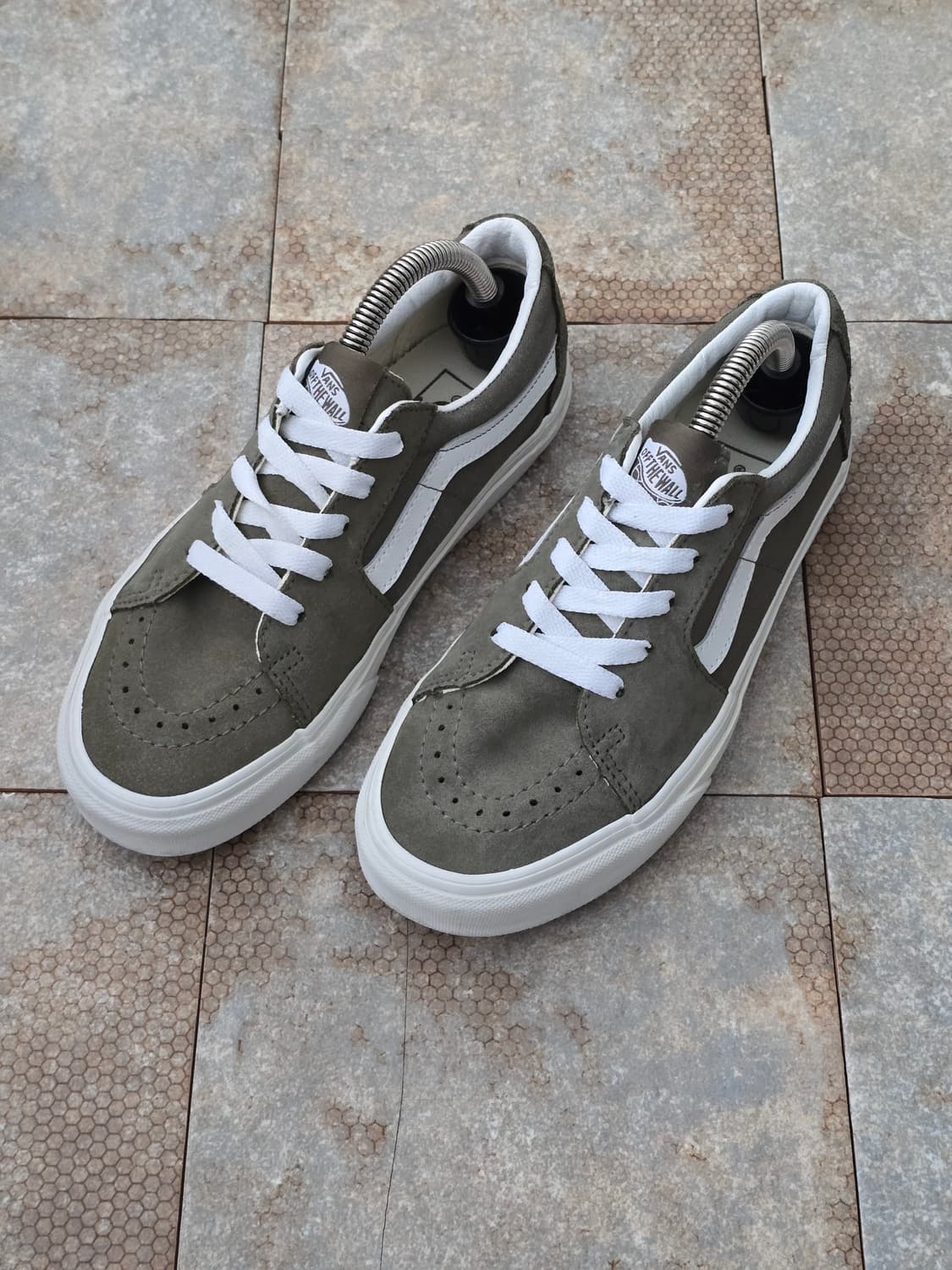 (230)반스 스케이트 로우 카키 상품이미지1