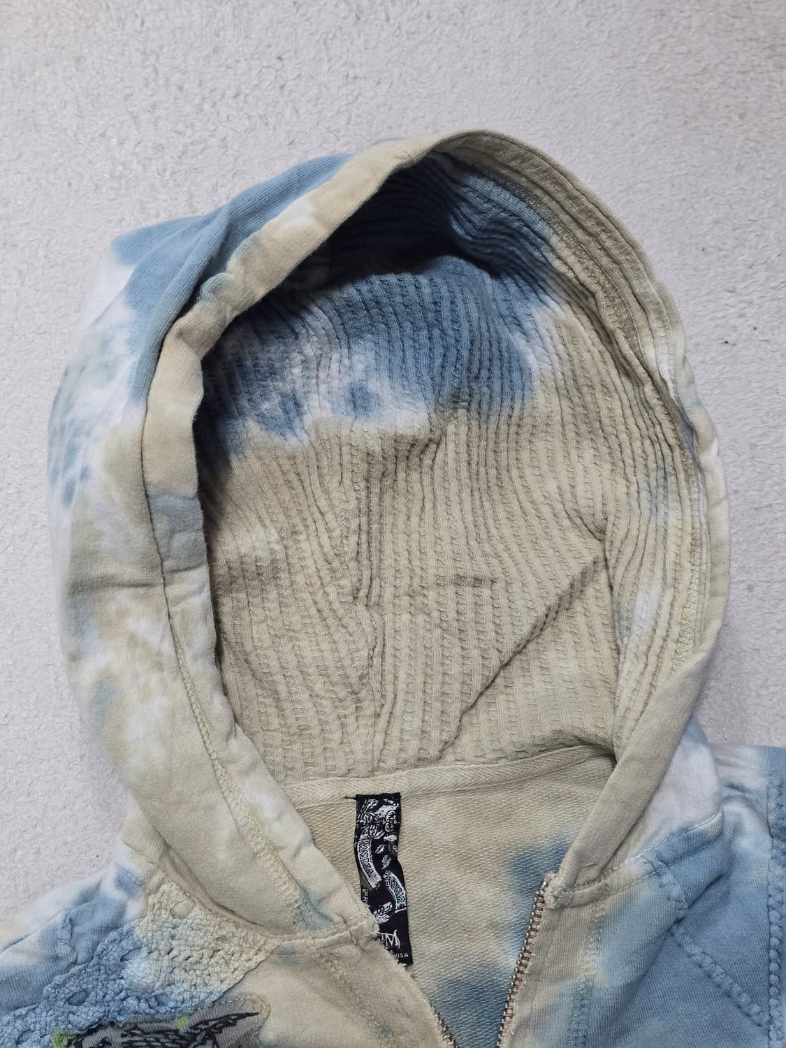 PM USA 빈티지 프린팅 플라워 패치 후드집업  상품이미지6